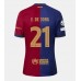 Barcelona Frenkie de Jong #21 Hjemmedrakt 2024-25 Korte ermer